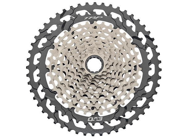 TRP EVO12 12-Delt MS Kassett 10-52T, 370gr,CS-M9050, sort/sølv 