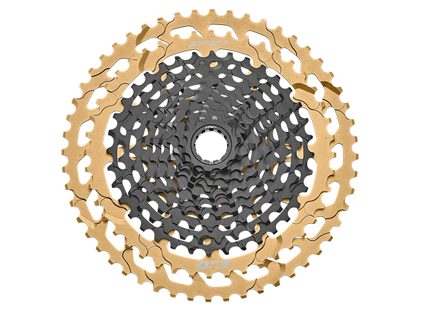 TRP EVO12 12-Delt MS Kassett GOLD 10-52T, 370gr,CS-M9050, sort/gull 