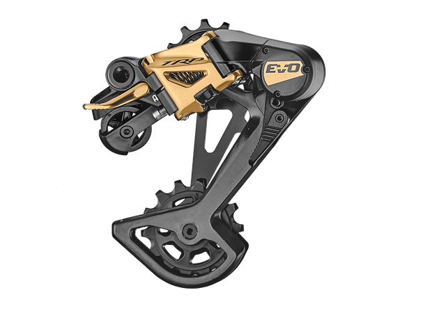 TRP EVO12 Bakgir GOLD 300gr, RD-M9050, sort/gull, maks. 52t 