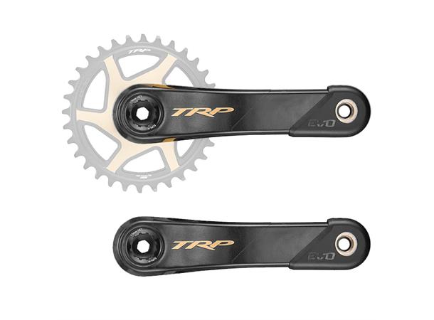 TRP EVO Carbon Krankarm GOLD 68/73mm, u/drev, M9050, karbon, 500r 