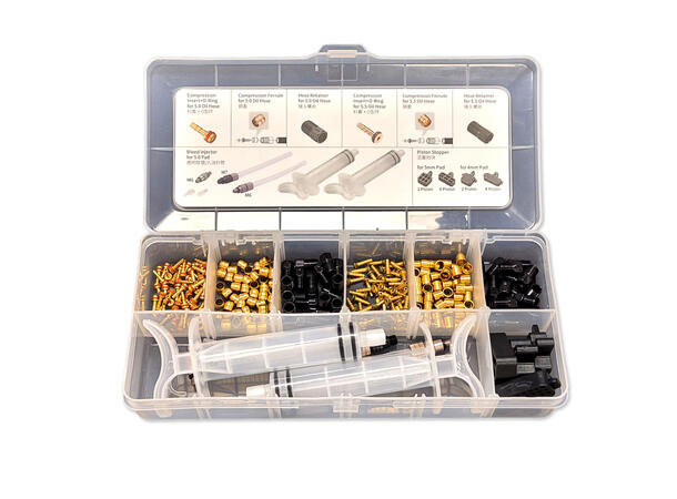 Tektro Service Verksted Kit Til hydrauliske bremser, Ø5.5mm / Ø5.0mm 