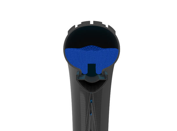 Tubolight Diamana HX Dekkinnlegg Par Blå, medium+hard, 2.4"-2.8", 145-305gr 
