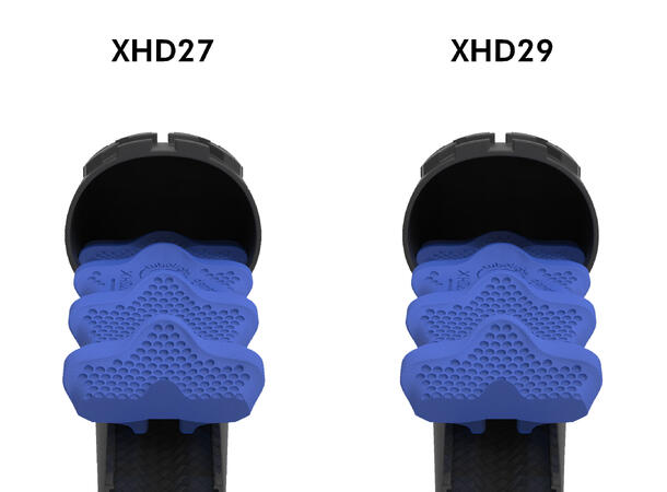 Tubolight Diamana XHD Dekkinnlegg 29/27 Blå, hard 2.5"-3.0", 290+305gr, Mullet 