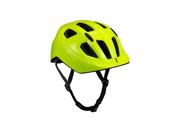 BBB Hero BHE-172 Barnehjelm Neon Gul M 11 Lufteventiler, 52-56cm 