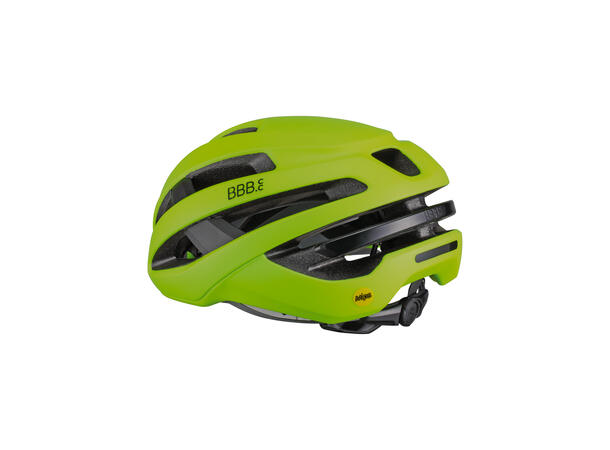BBB Maestro MIPS BHE-10 Hjelm Neon Gul L 17 Lufteventiler 