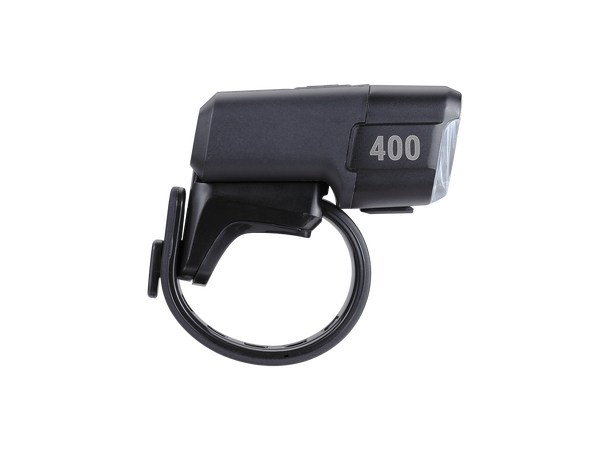BBB NanoStrike 400 BLS-130 Frontlykt LED, 400 Lumens, 2000mAh, USB, Sort 