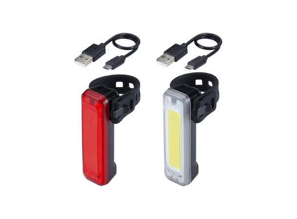 BBB SignalCombo BLS-138 Lyktesett LED, USB, Sort 