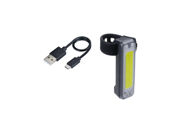 BBB Signal BLS-136 Frontlykt LED, 100 Lumens, USB, Sort 