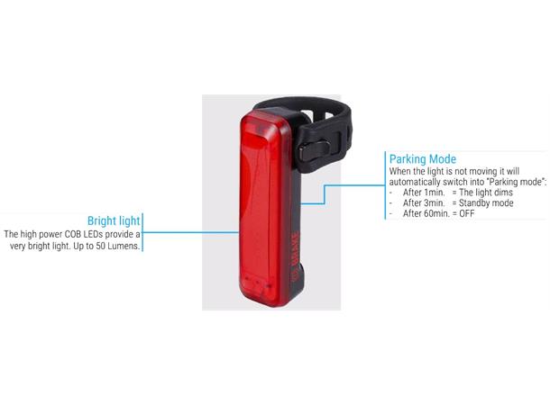 BBB StrikeDuo Combo BLS-175 lyktesett LED, 1600 Lumen, USB, Sort 
