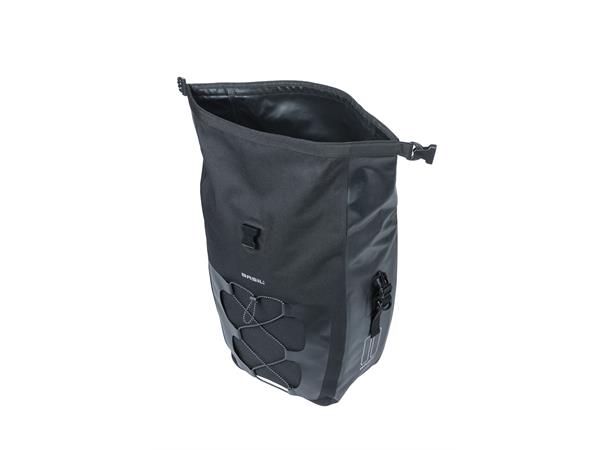 Basil Navigator Sideveske Sort,25-31l,Vanntett(IPX),Hook On System 