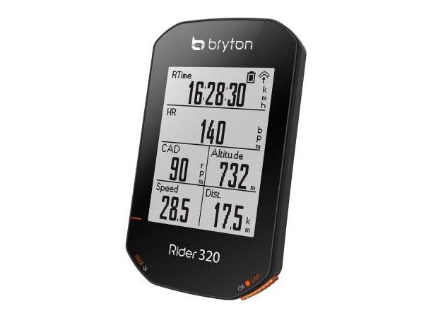 Bryton Rider 320 E GPS Computer 2.3", 72+ funksjoner, full GNSS