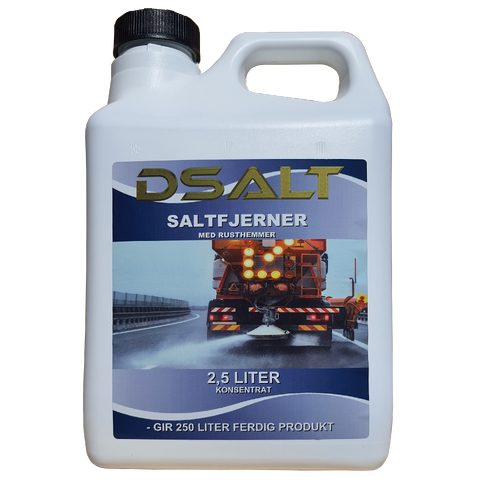 DSALT Saltfjerner Konsentrat 2.5l For sykkel, 1:100 - gir 250l v&#230;ske