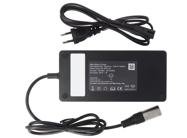 E-Bike Vision Powerpack 5A Hurtig-Lader 26V, 5A, 3-pin Panasonic 