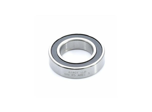 Enduro 61801 LLB C3 Maskinlager ABEC 5, 12x21x5 