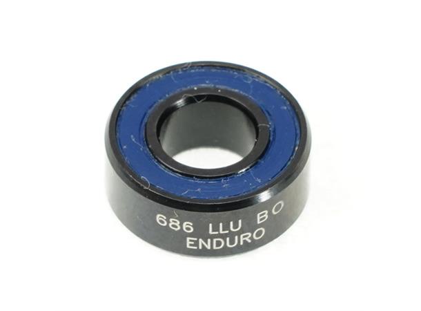 Enduro 686 LLU Maskinlager ABEC 3, 6x13x5, Black Oxide 
