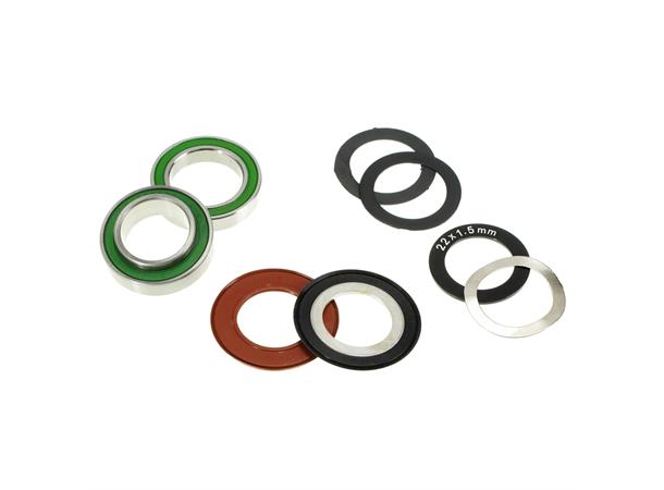 Enduro BB90/95 SRAM GXP Lagerkit SS BB90/95, GXP 22/24mm, A/C,Rustfritt stål 