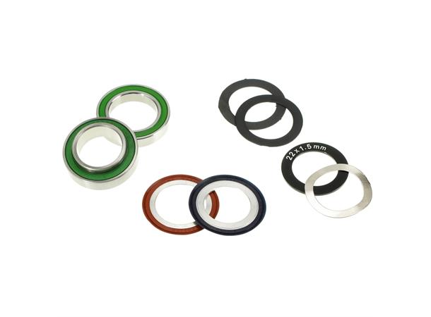 Enduro BSA SRAM GXP Lagerkit SS BSA, GXP 22/24mm, A/C, Rustfritt stål 