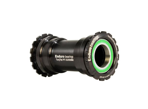 Enduro TorqTite BB386 GXP Kranklager SS Ø46x86.5, GXP 22/24mm A/C, Rustfritt stå 