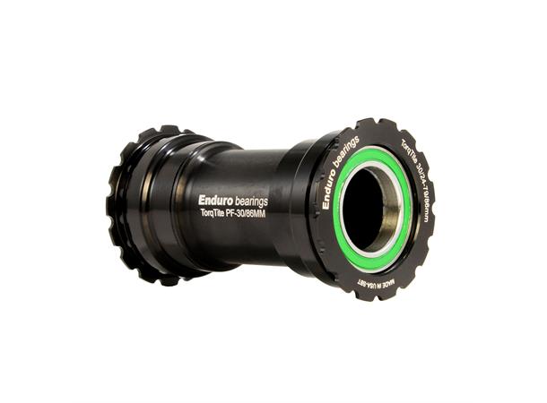 Enduro TorqTite BB386 Kranklager SS Ø46x86.5, 24mm A/C, Rustfritt stål 
