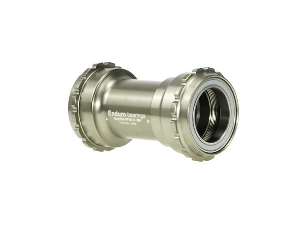 Enduro TorqTite BB386 Kranklager SS Ø46x86.5, 30mm, Rustfritt stål 