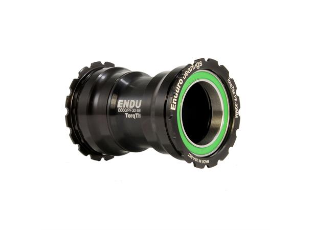 Enduro TorqTite PF30 Kranklager SS Ø46x68/73, 30mm A/C, Rustfritt stål 