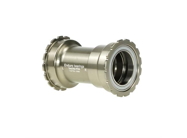 Enduro TorqTite PF30 Kranklager SS Ø46x68/73, 30mm, Rustfritt stål 