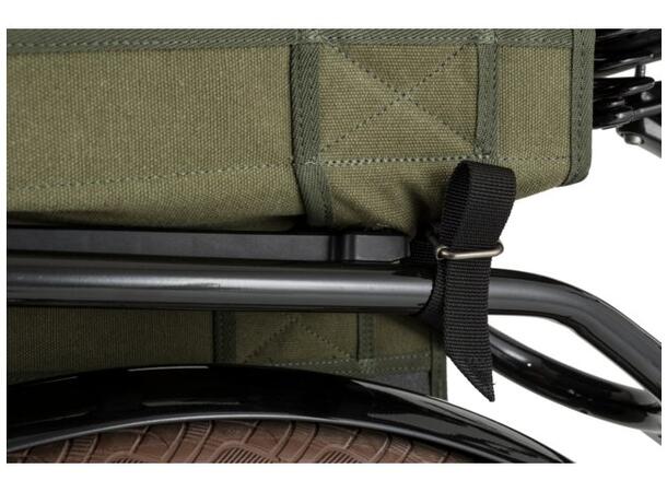Fastrider Celo Sideveske Sett Grønn, 34 ltr, Stroppefeste 