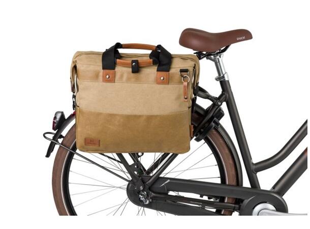 Fastrider Isas Trend Sideveske Sand, 16 ltr, E-bike Vario Hooks 