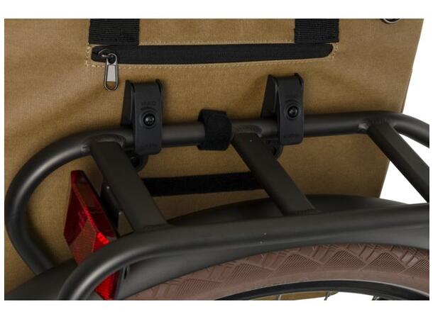 Fastrider Isas Trend Sideveske Sand, 16 ltr, E-bike Vario Hooks 