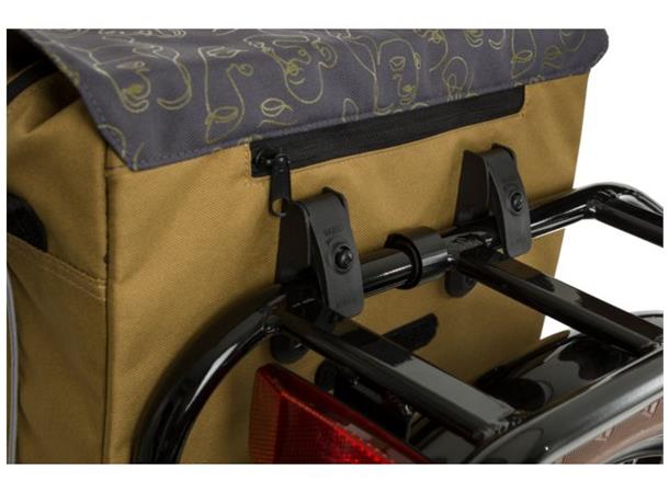 Fastrider Livia Trend Sideveske 17 ltr, E-bike Vario Hooks 