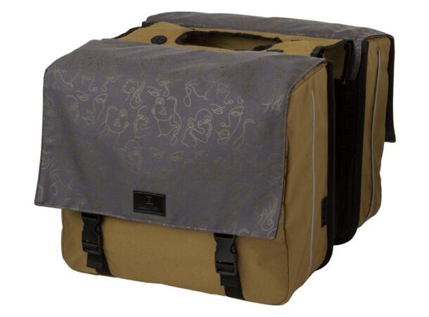 Fastrider Livia Trend Sideveske Sett Oliven, 33 ltr, Stroppefeste 