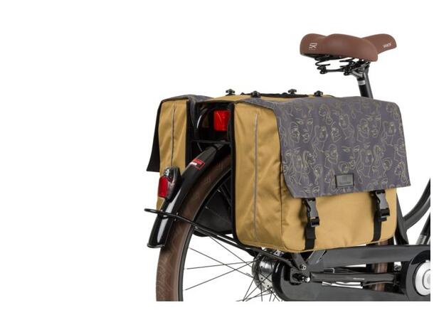 Fastrider Livia Trend Sideveske Sett Oliven, 33 ltr, Stroppefeste 
