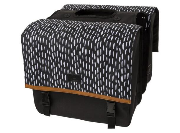 Fastrider Nara Trend Sideveske Sett Sort, 33 ltr, Stroppefeste 