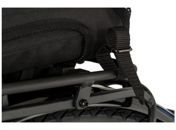 Fastrider Unibag Traffic Sideveske Sett Sort, 28 ltr, Stroppefeste