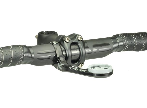 K-EDGE Wahoo Max XL Computerfeste Sort, 31.8mm, 50gr 