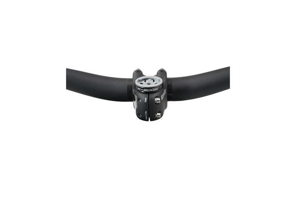 K-Edge Garmin Gravity Stem Computerfeste Sort, 1 1/8 Headcap