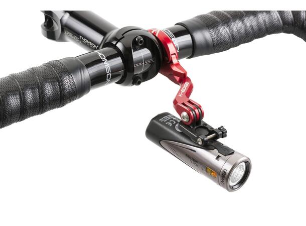 K-Edge Go Big Handlebar Mount Sort, Kamera/Lys, Styrefeste 