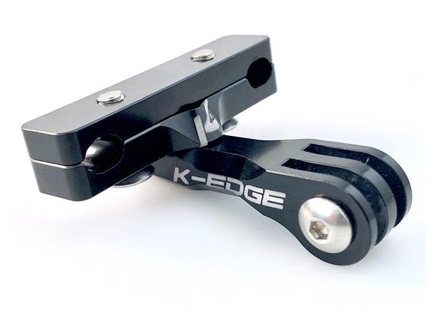 K-Edge Go Big Saddle Rail Mount Sort, Kamera/Lys, Railsfeste 