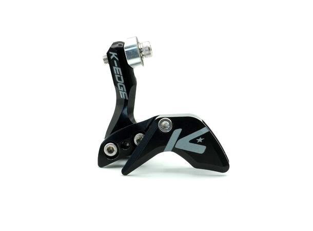 K-Edge Road 1x Race Kjedefører Sort, 38-54T, braze-on,  61gr 