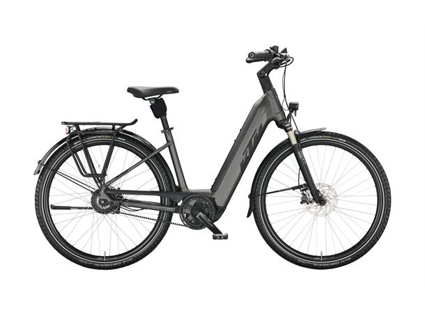 KTM Macina City Belt 710 US Grå Bosch CX, 750Wh, 2