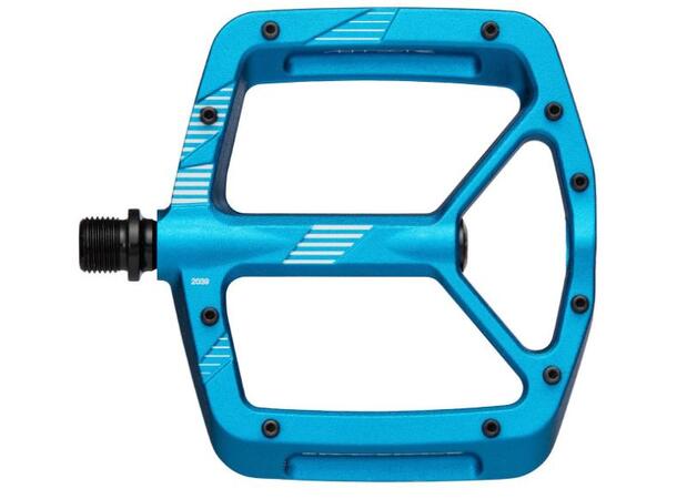 Race Face Aeffect R Platform Pedaler Blå, Alu, 110x115mm, 20-pins, 440g 