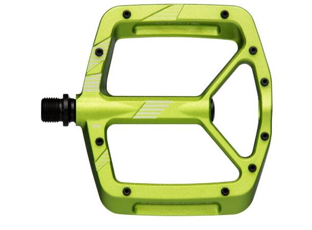 Race Face Aeffect R Platform Pedaler Grønn, Alu, 110x115mm, 20-pins, 440g 