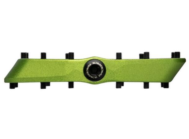 Race Face Aeffect R Platform Pedaler Grønn, Alu, 110x115mm, 20-pins, 440g 