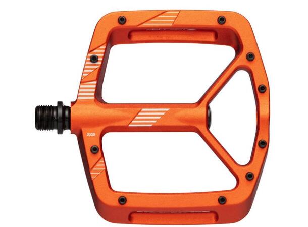 Race Face Aeffect R Platform Pedaler Oransje, Alu, 110x115mm, 20-pins, 440g 