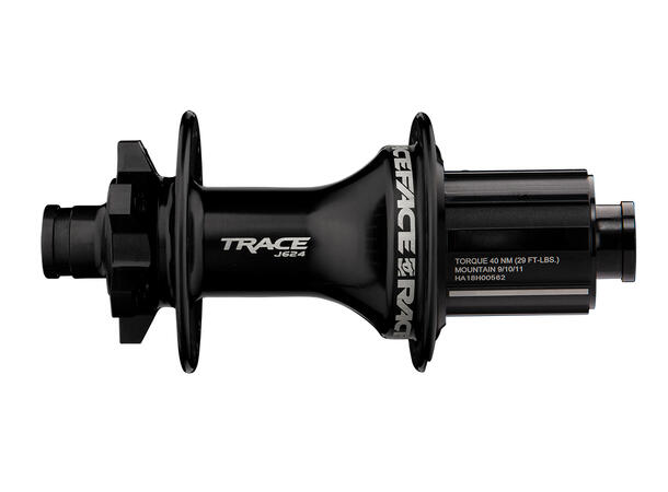 Race Face Trace MTB IS Boost Baknav Sort 32H, E-bike, 12x148, Stål-Boss, 430g 