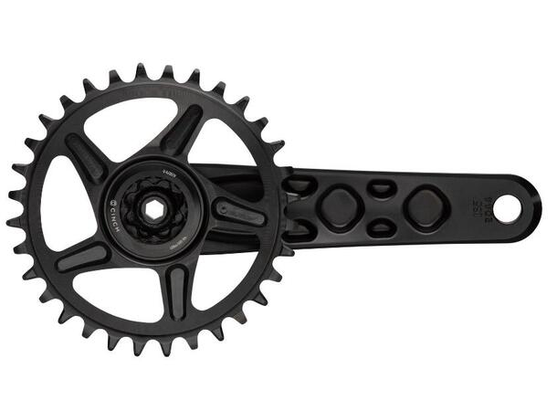 Race Face Turbine Krankarmer 175mm Sort, RF136, u/drev, Alu, 515g 