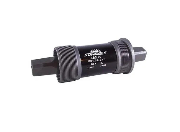 SunRace BBS15 Kranklager 68/118mm BSA, Firkant, Stål, 350gr 