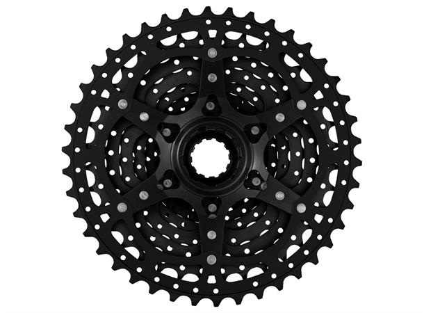 SunRace MS3 10-Delt Kassett 11-42T, 448gr, Sort, Shimano kompatibel 