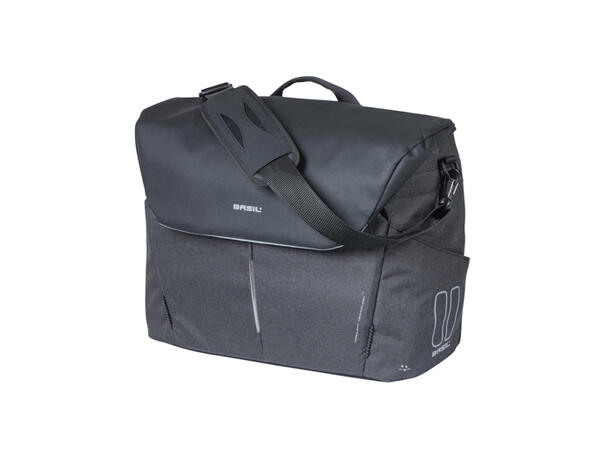 Basil B-Safe Nordlicht Sideveske Grå, 17ltr, Hook On System 