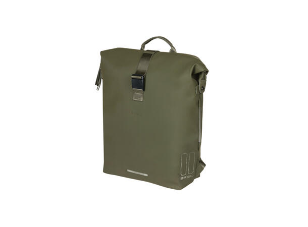 Basil SoHo Nordlicht Sekk Moss Grønn, 17l, IPX3, Hook On System 